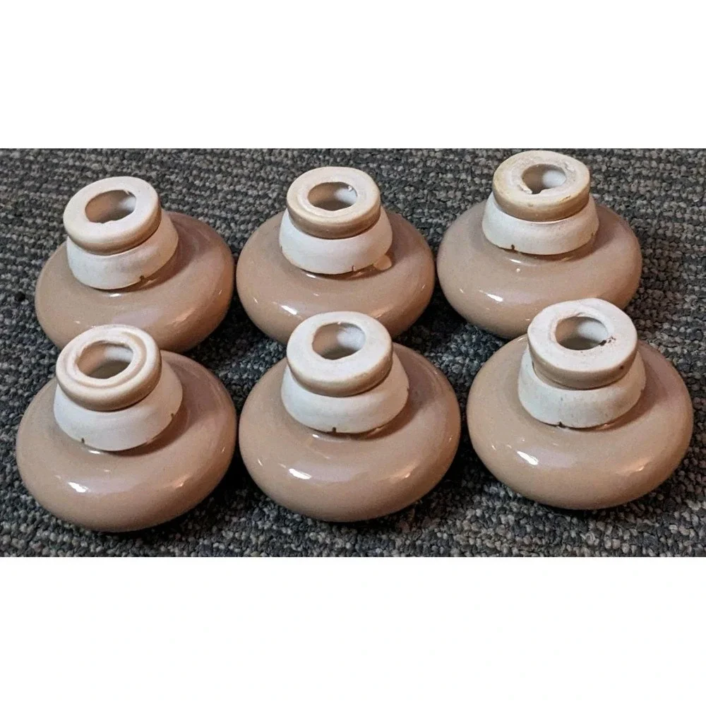 Vintage International Heartland Spice Jars Set 6 Ceramic Canisters Farmcore